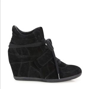 Ash Bowie Suede High-Top Wedge Sneakers 39